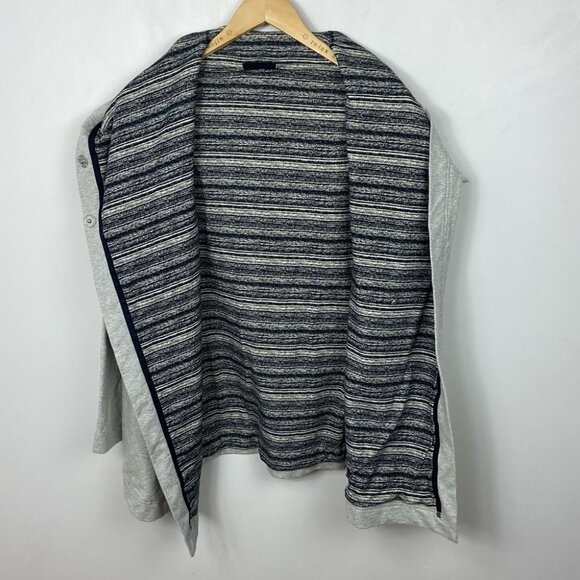 Lululemon Savasanah Wrap Sweater‎ Coat Shacket Heathered Grey Strata Size 2 Warm - Picture 3 of 10